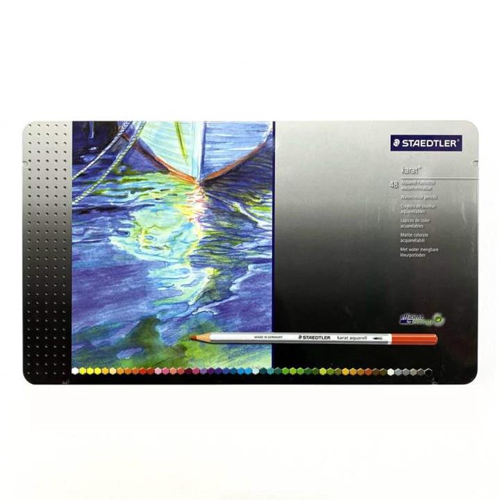 مداد آبرنگی 48 رنگ استدلر مدل کارات